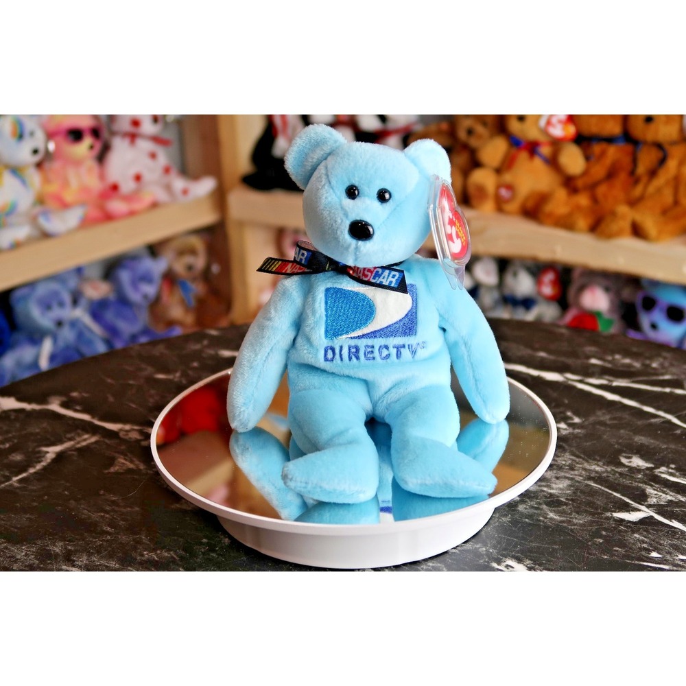 TY Beanie Baby  - Clint Bowyer #07 the NASCAR Bear | MWMT | Vintage | Rare